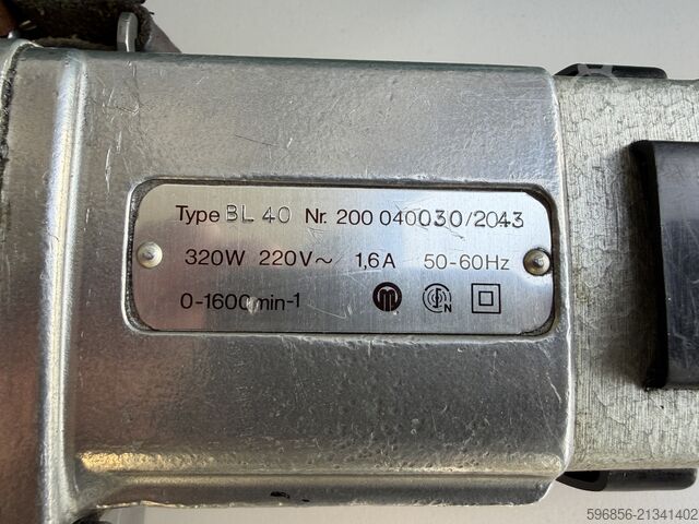 BIAX Schaber BL 40 elektrischer Schaber 320W Hergestellt in der Schweiz BIAX Schaber BL 40 skrobak elektryczny 320W Made in Switzerland BIAX Schaber BL 40 skrobak elektryczny 320W Made in Switzerland