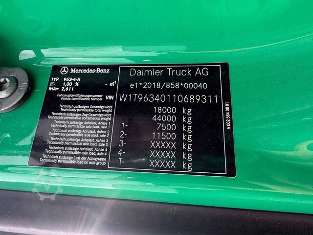 Standardni SZM Mercedes-Benz Actros 1836 4X2 2023 175.804km