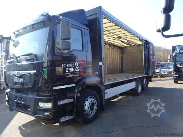 LKW mit Pritsche & Plane MAN 26.320 TGM*18 Pal*2,5 to LBW*Lift/Lenk*2x AHK