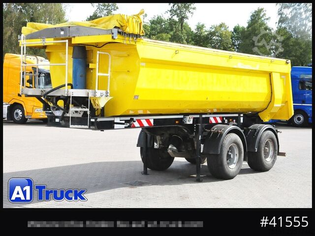 Kipper Auflieger LANGENDORF SK20, Stahl, elek. Verdeck, 32t. GG, 445/65 R22,5
