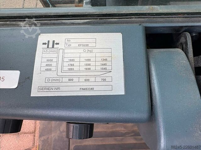 VS-22983 elektrische triplex heftruck Jungheinrich EGFG220 JUNGHEINRICH EGFG220