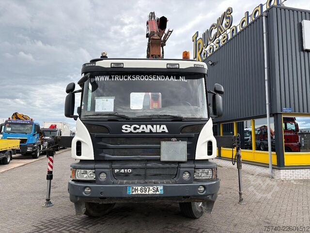 Crane Scania P 410 + FASSI F 165 - 2X EXT. + 8X4 + HAAKARM S...