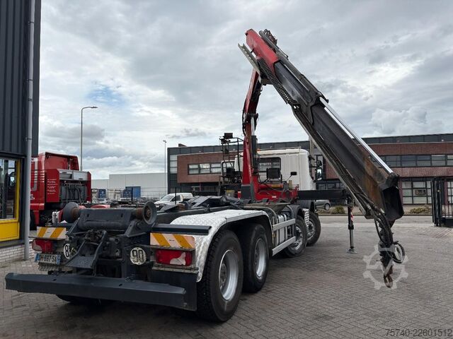 Crane Scania P 410 + FASSI F 165 - 2X EXT. + 8X4 + HAAKARM S...