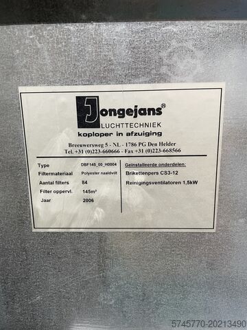 πρέσα κυλίνδρου για χαρτί JONGEJANS DBF145_00_h00004