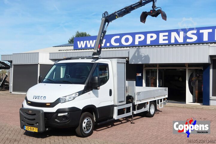 Platforma za učitavanje Iveco 50 C 15 50 C 150 Openbak+ kraan HIAB 3.0L motor