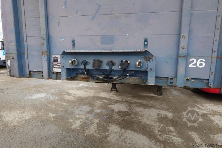 Açık yarı römork WS24 Brücke/Pritsche