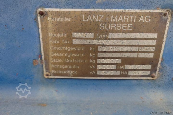 Açık yarı römork Lanz Lanz+Marti Element Transport
