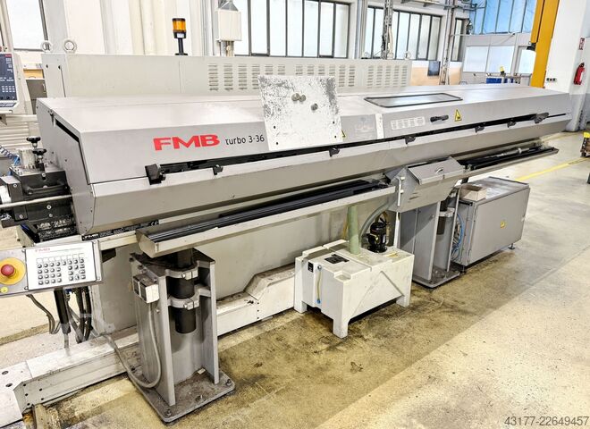 Strung automat CNC cu prelucrare prin strunjire longitudinală + alimentator de bare TRAUB + EMCO - 5 Maschinen : 3 mal TNL 26 + 2 mal Turn 332 MC