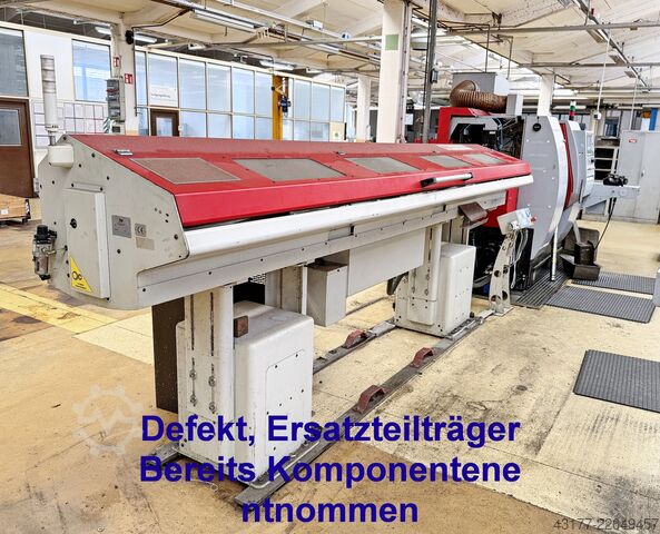 Strung automat CNC cu prelucrare prin strunjire longitudinală + alimentator de bare TRAUB + EMCO - 5 Maschinen : 3 mal TNL 26 + 2 mal Turn 332 MC