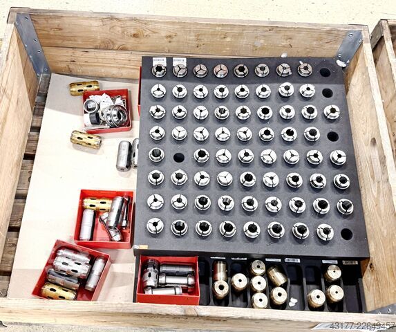 Tornio automatico CNC a fantina mobile + caricatore di barre TRAUB + EMCO - 5 Maschinen : 3 mal TNL 26 + 2 mal Turn 332 MC
