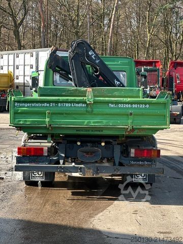 Tresidig tippbil MERCEDES-BENZ Atego 822K 4x2 MEILLER DSK & HIAB XS77 CI LK