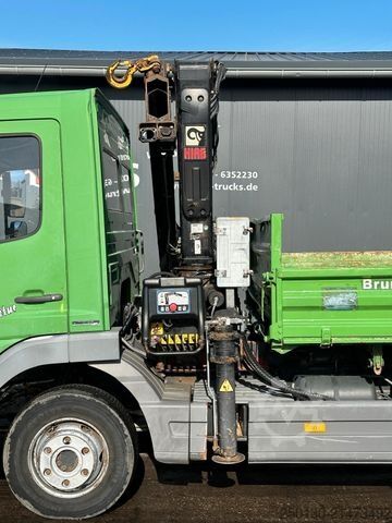 Tresidig tippbil MERCEDES-BENZ Atego 822K 4x2 MEILLER DSK & HIAB XS77 CI LK