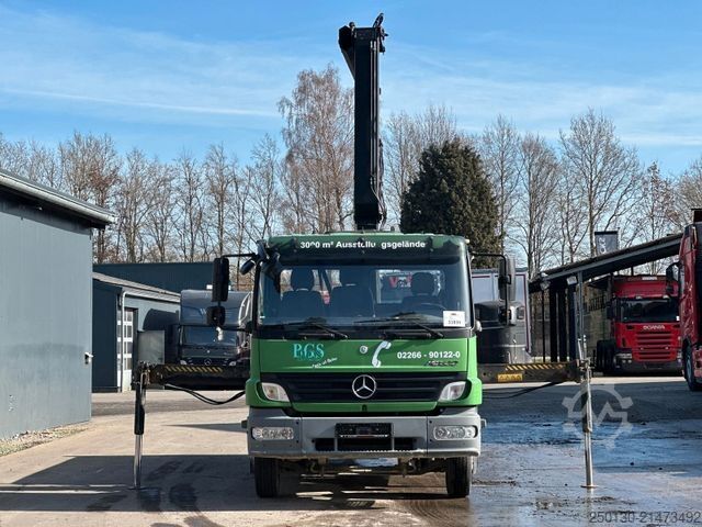 Tresidig tippbil MERCEDES-BENZ Atego 822K 4x2 MEILLER DSK & HIAB XS77 CI LK