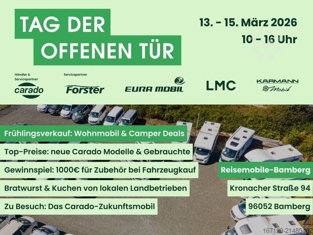 Autocaravana CARADO pro+ CV 600 pro+ Automatik / LED / alle Pakete