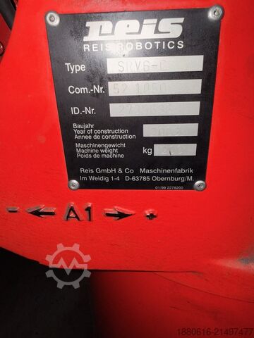 Hegesztőrobotcella Reis Robotics SRV6-C