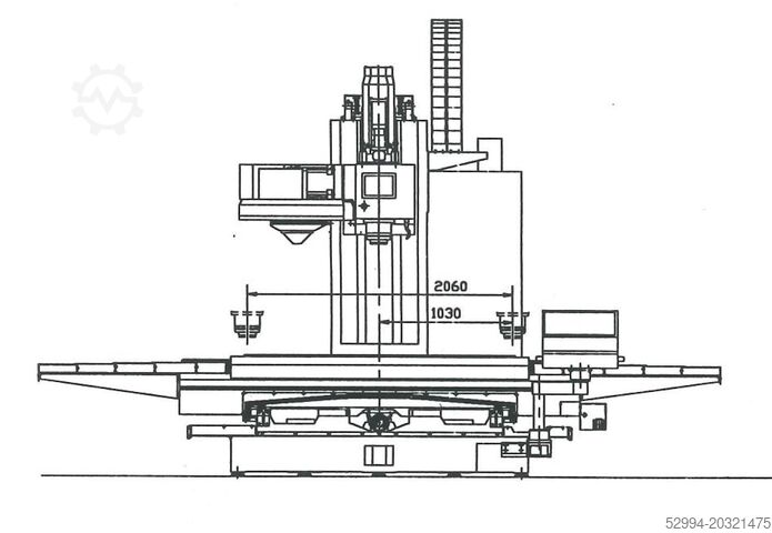 Vertikalni centri za mahinacije Hartford HV-80S X: 2060 - Y: 1016 - Z: 820 mm CNC