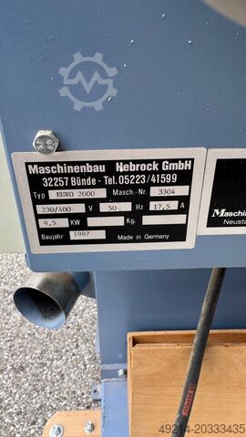 Kantfineermachine HEBROCK Euro 2000