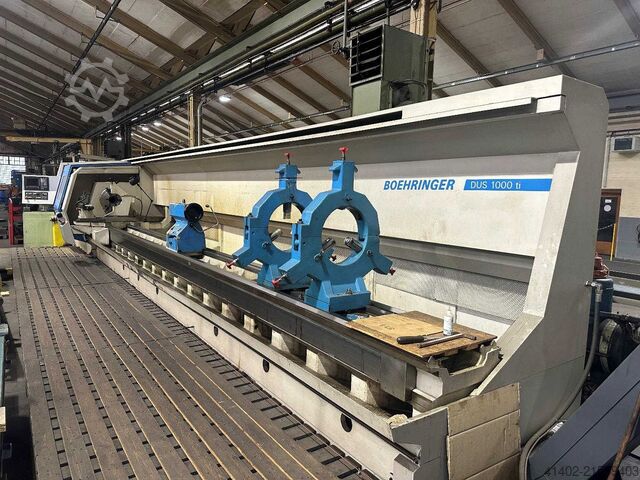 CNC cyklický soustruh / 8 000 mm Boehringer DUS 1000 Ti