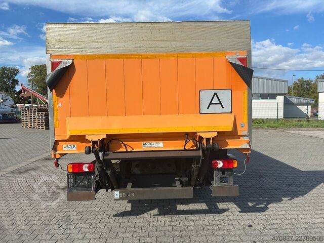 Ladbil med lad IVECO EuroCargo ML 120 E18 / Hiab 066 + Funk / LBW