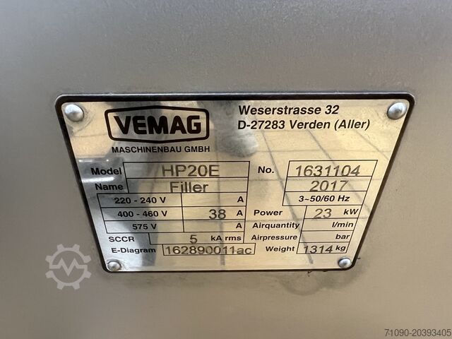 Kødforarbejdningsmaskine Vemag HP20E + BC236