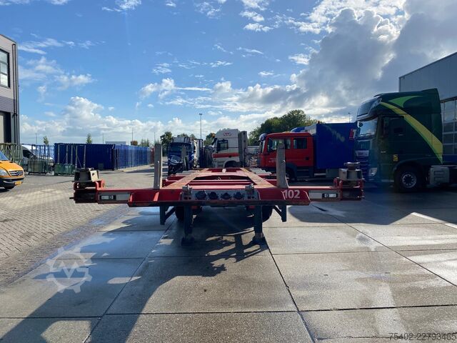 Transport kontenerowy A&D LPRS24 / 2x Extendable / 1x Lift Axle / Disc Br...