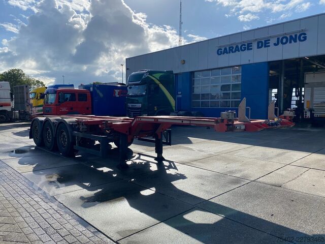 Transport kontenerowy A&D LPRS24 / 2x Extendable / 1x Lift Axle / Disc Br...