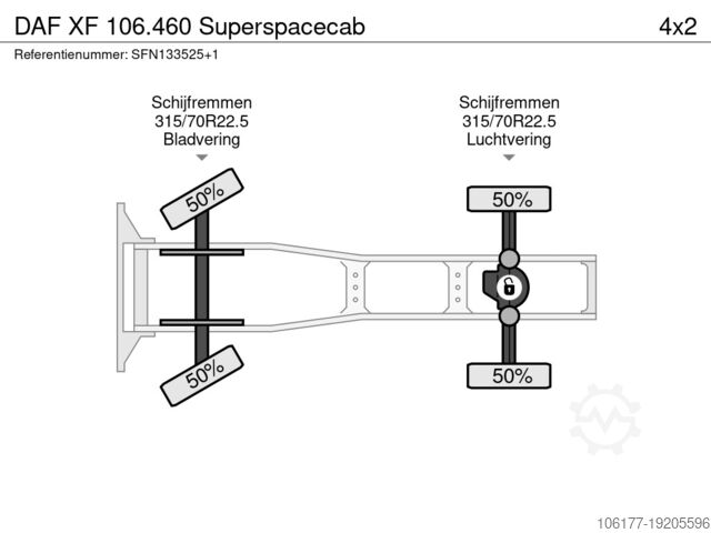 Standard-SZM DAF XF 106.460 Superspacecab