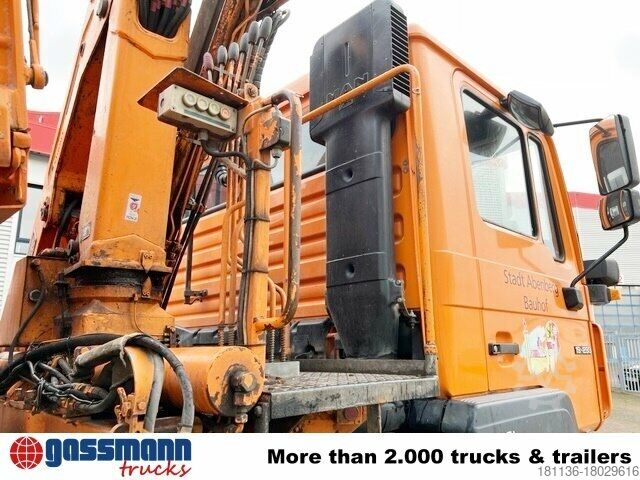 Camión volquete MAN 19.293 4x4 BL mit Kran Meiller MK77RS2