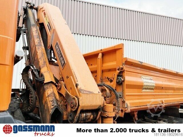 Camión volquete MAN 19.293 4x4 BL mit Kran Meiller MK77RS2