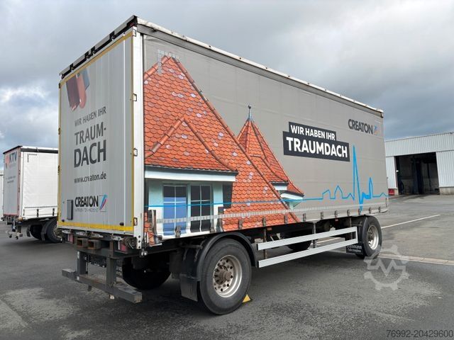 Remolque abierto con toldo  AZP18 Plane + Staplerhalterung