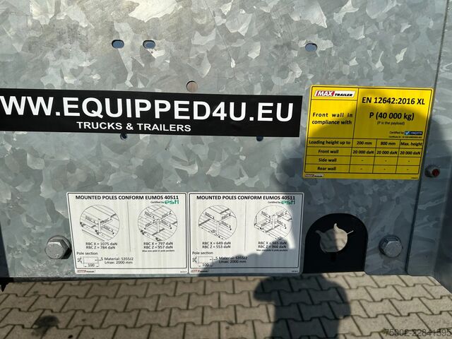 Remorca platformei Faymonville NEW MAX200-N-3A-13.50-FTR-19.5-2.54 Flat Tail Ramp