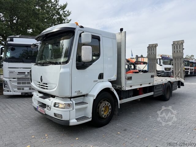 Camion transportator de autoturisme Renault Midlum 300.18 Maschinentransporter