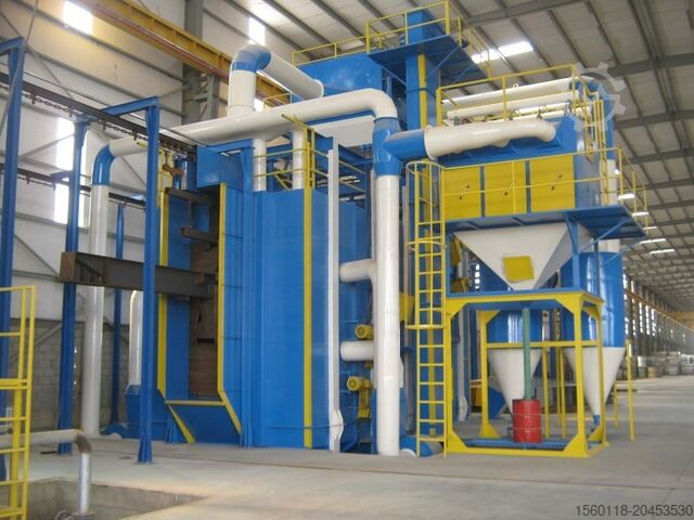 Διαμπερής κρεμαστή μηχανή αμμοβολής CETINGIL ASK-KON Overhead Blasting Machine