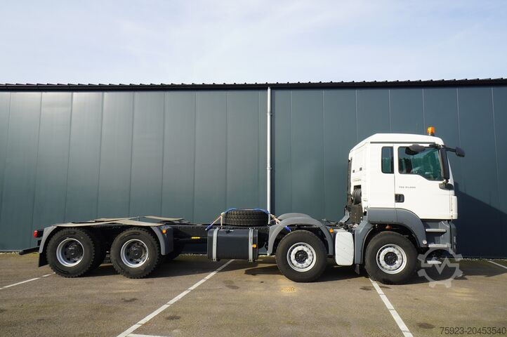 Chassis met cabine MAN TGS41.400 8X4 BB-WW NEW UNUSED CHASSIS EURO3