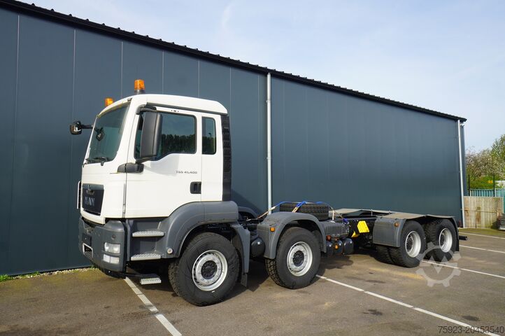 Chassis met cabine MAN TGS41.400 8X4 BB-WW NEW UNUSED CHASSIS EURO3