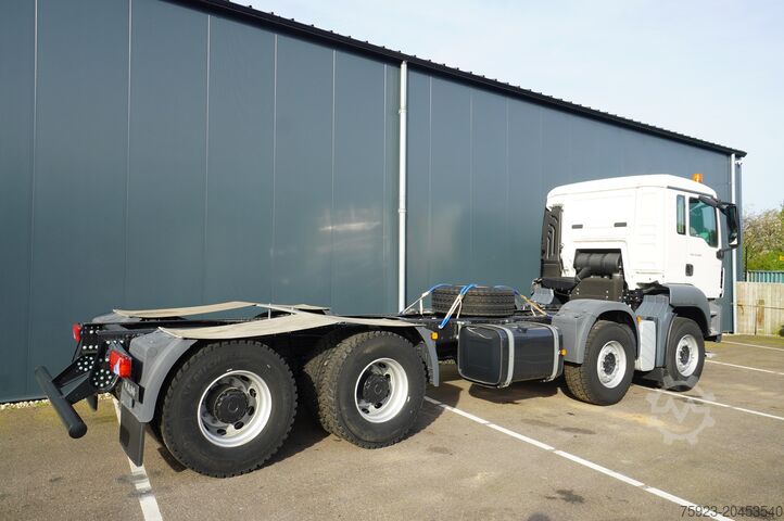 Chassis met cabine MAN TGS41.400 8X4 BB-WW NEW UNUSED CHASSIS EURO3