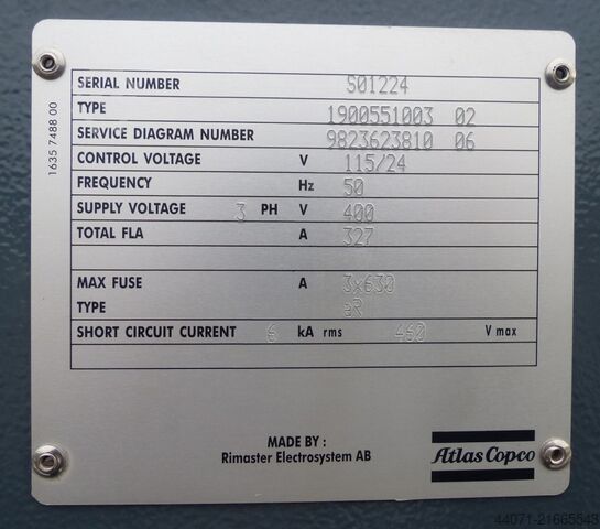 Schraubenkompressor GA160VSD+FF Premium Atlas Copco GA160VSD+FF
