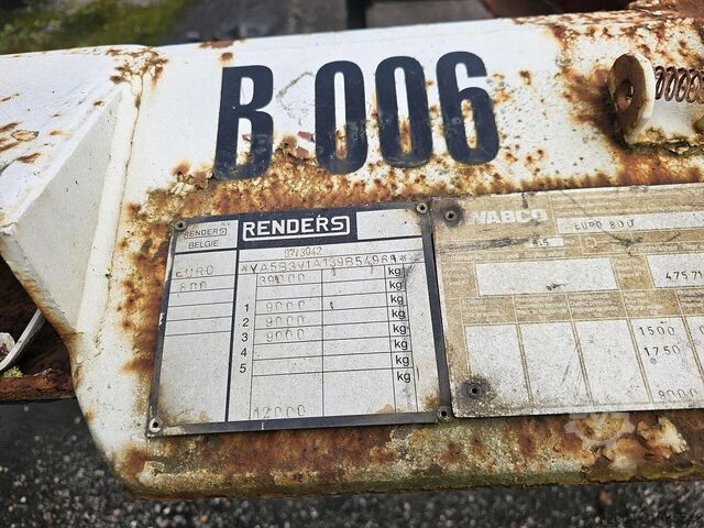 Transport von Containern RENDERS euro 800 | 40 ft | Bpw drum.