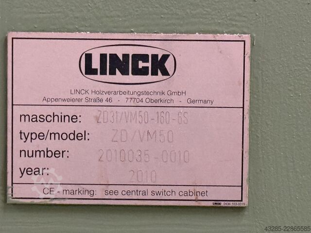 Gată secție de cherestea (staționară) Linck VM50,V30, VS66
