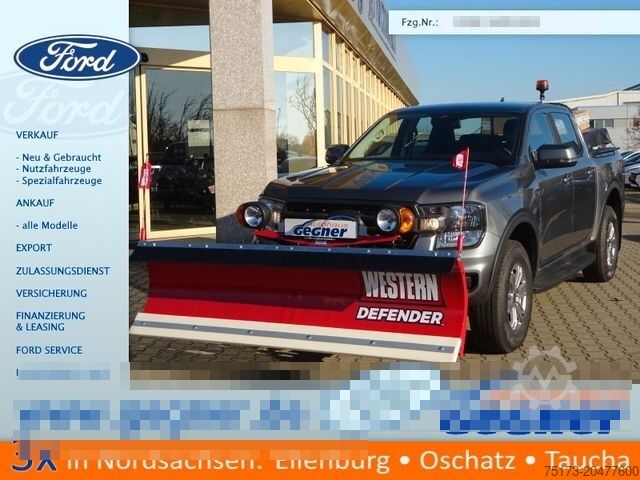 Panelvan FORD Ranger XLT 4x4 DoKa Winterdienst Streuer Pflug