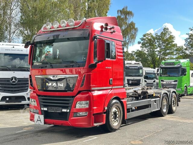 Kamion s kipom s pomičnim kontejnerom MAN TGX 26.500 6x2 Meiller RS21.70 Funk Lift/Lenk