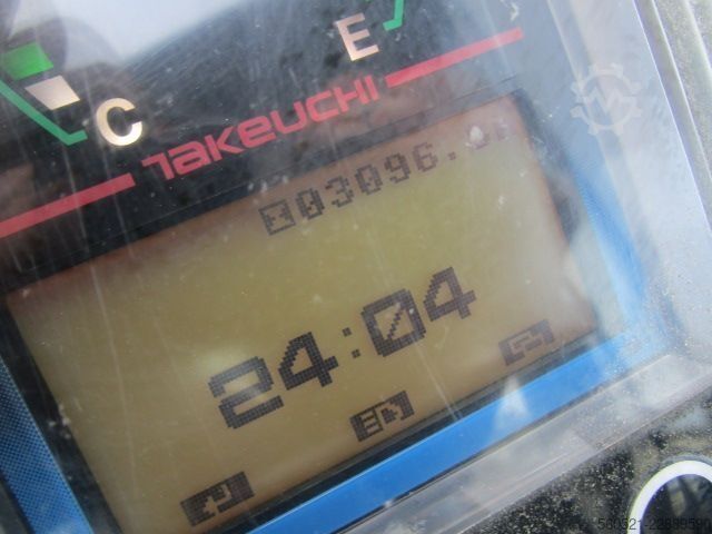 Minigraafmachine Takeuchi TB 216 - hydraulischer Schnellwechsler + 3 Löffel
