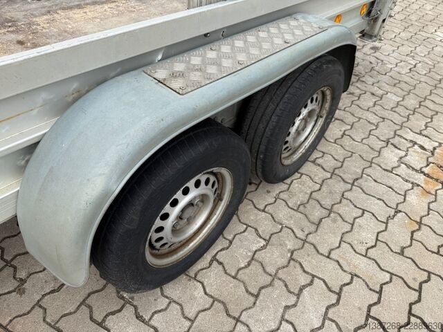 Naczepa niskopodwoziowa KOCH Baumaschinenanhänger / Rampen / TÜV Januar 2027