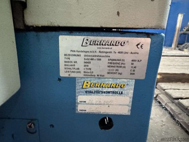 Tezgah torna (merkez torna) Bernardo Solid