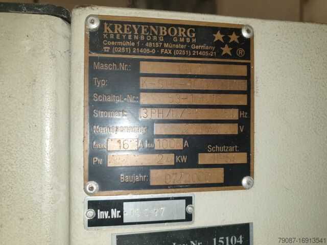 ZEEFWISSELAAR KREYENBORG K-SWE-101/121/RS SIEBWECHSLER KREYENBORG K-SWE-101/121/RS