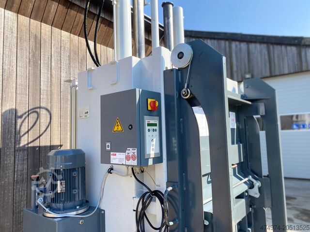 Baler waste press textile press recycle HSM V-Press 1160 Plus