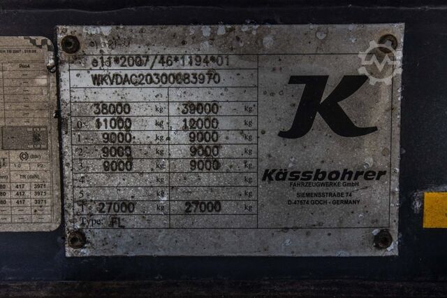 Refrigerated/freezer transport KASSBOHRER KASSBOHRER+CARRIER VECTOR 1550 MONO