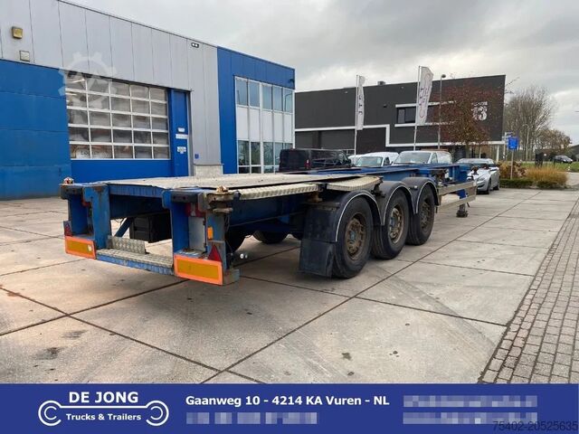 Transporte de contenedores Van Hool 3B0079 / Container chassis / SAF + Disc