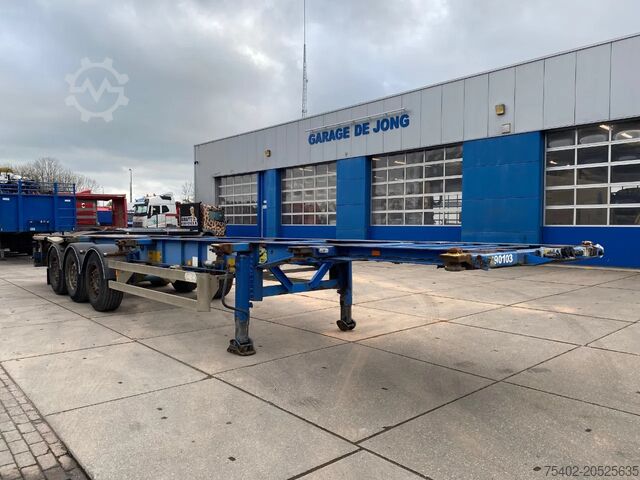 Transporte de contenedores Van Hool 3B0079 / Container chassis / SAF + Disc