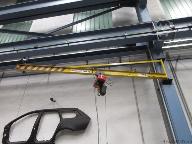 Zid Sleving kran Sleving kran Lanac podizača Vetter PW Demag Drehkran Hallenkran Kran Wandschwenkkran L 4m NL500Kg Kettenzug